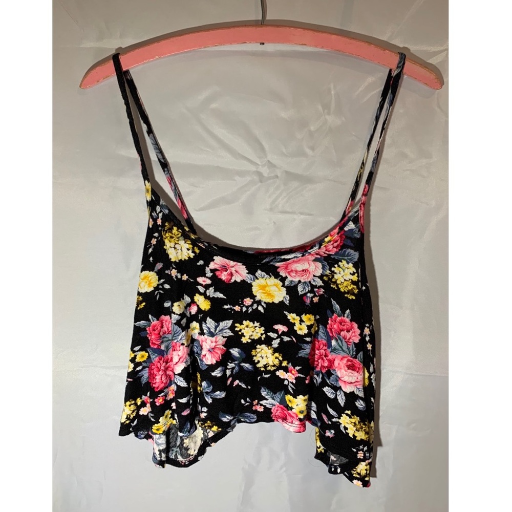 Forever 21 floral crop top